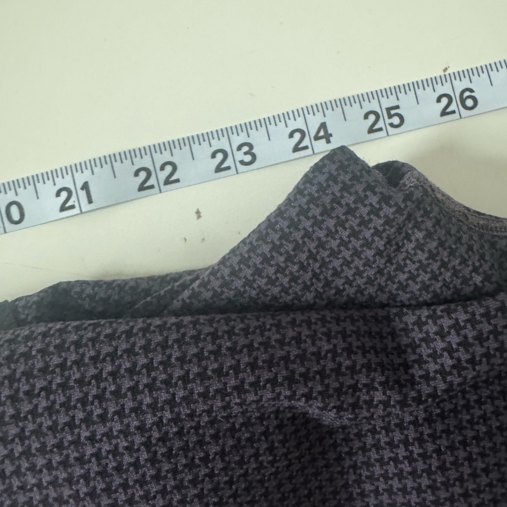 Kerrits Riding Pants Womens M Blue Houndstooth Patch Pocket Performance Tight - Picture 10 of 10